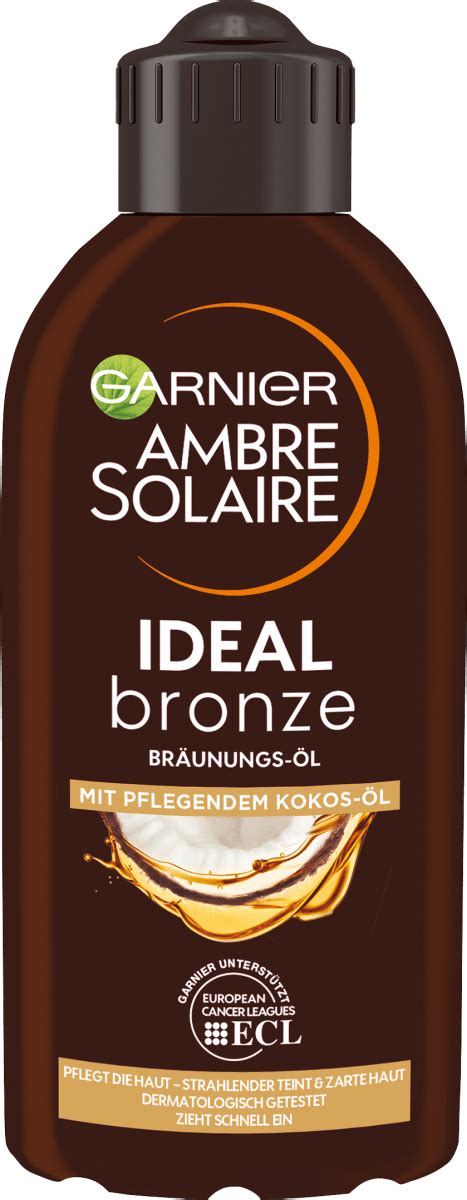 Garnier Ambre Solaire Bräunungsöl ideal bronze mit .